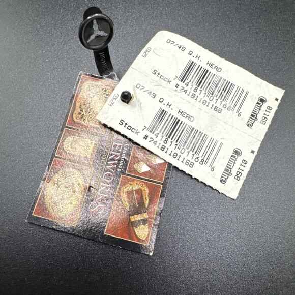 Crumrine Quarter Horse Gold Tone & Silver Plate USA Belt Buckle New w/ Box - Picture 8 of 12